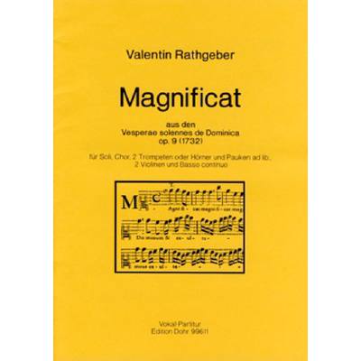 9790202006115 - Magnificat (Vesperae solennes de Dominica op 9)