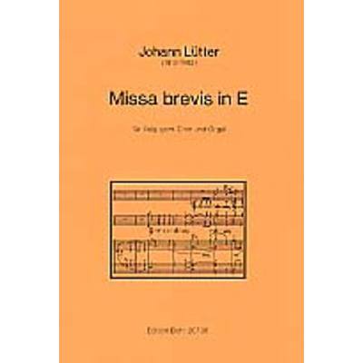 9790202007082 - Missa brevis E-Dur