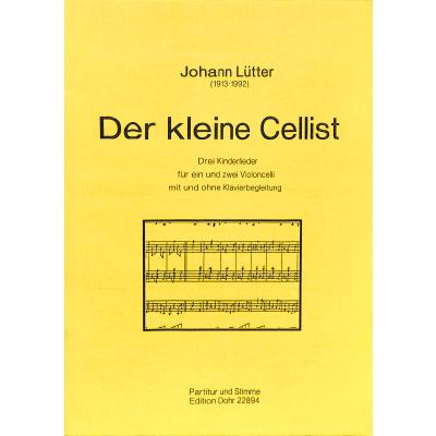 9790202008942 - Der kleine Cellist - 3 Kinderlieder