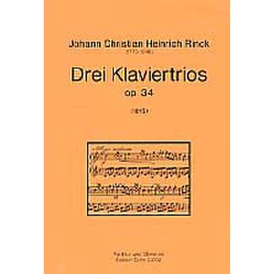 9790202011027 - 3 Klaviertrios op 34 (1815)