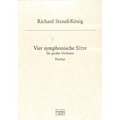 9790202015209 - 4 symphonische Sätze