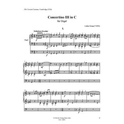 9790202026915 - Concertino 3 C-Dur