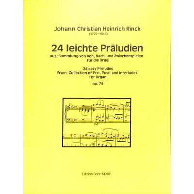 9790202032022 - 24 leichte Präludien op 74