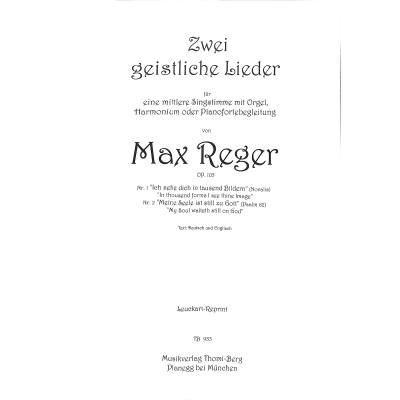 9790202300336 - 2 geistliche Lieder op 105