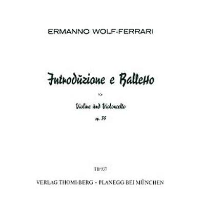 9790202300374 - Introduzione e balletto op 35