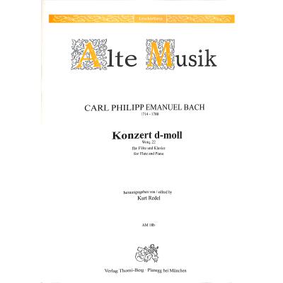 9790202330180 - Konzert D-Moll WQ 22