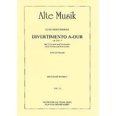 9790202330326 - Divertimento A-Dur op 2 3