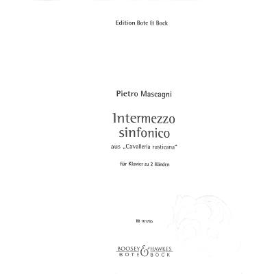 9790202500057 - Intermezzo sinfonico (Cavalleria rusticana)