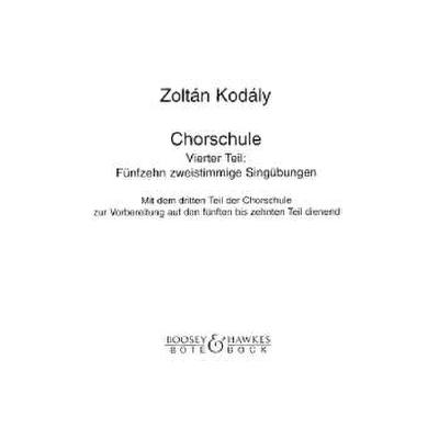 9790202518892 - Chorschule 4 - 15 Singübungen