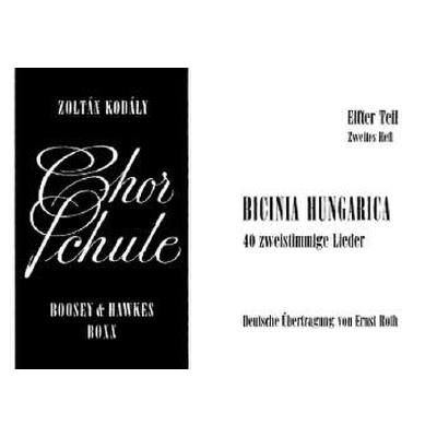 9790202519493 - Chorschule 11 2 - bicinia hunga