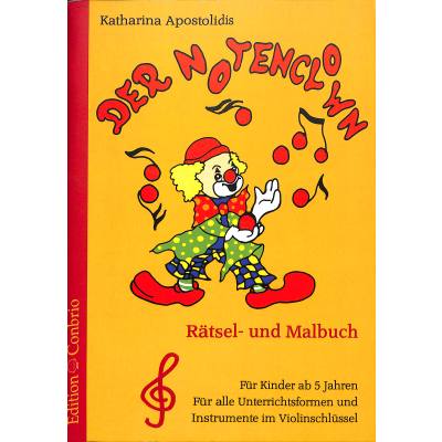 9790202860427 - Der Notenclown - Mal und Rätselbuch