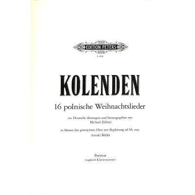 9790203116066 - Kolenden 16 polnische Weihnachtslieder