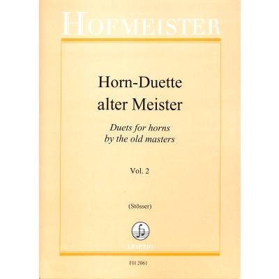 9790203420613 - Horn Duette alter Meister 2