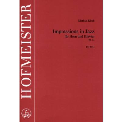 9790203423317 - IMPRESSIONS IN JAZZ OP 32
