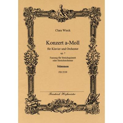 9790203425397 - Konzert a-moll op 7