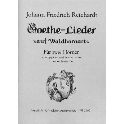 9790203425663 - Goethe Lieder auf Waldhornart