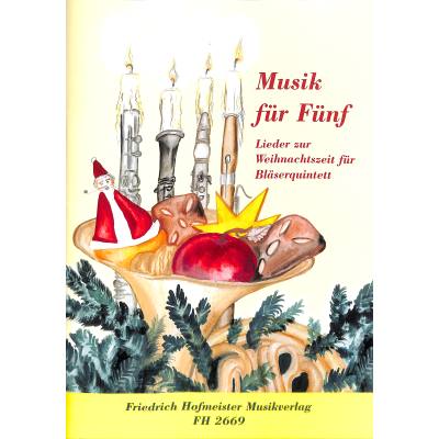 9790203426691 - Musik für fünf - Lieder zur Weihnachtszeit