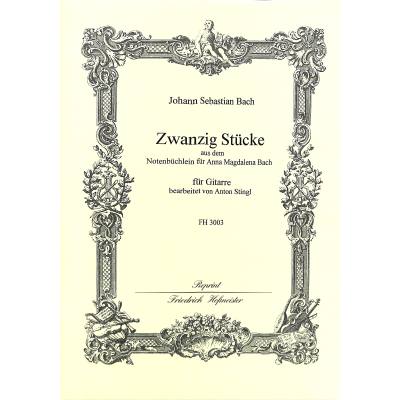 9790203430032 - 20 Stücke aus dem Notenbüchlein für Anna Magdalena Bach