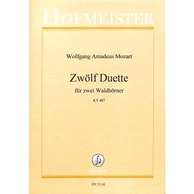 9790203431145 - 12 Duette für Waldhörner