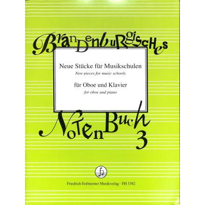 9790203433828 - Brandenburgisches Notenbuch 3 | 9 Stücke für Musikschulen