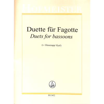 9790203434528 - Duette für Fagotte