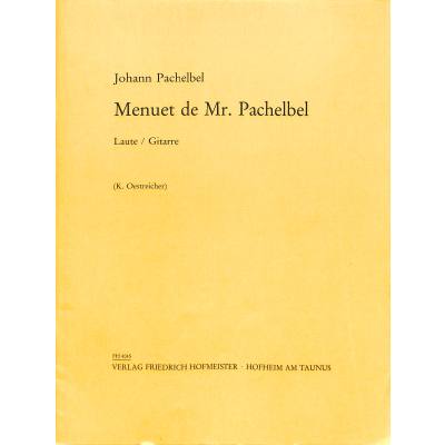 9790203440451 - Menuett de Mr Pachelbel