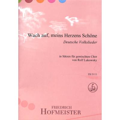 9790203451112 - Wach auf meins Herzens Schöne | Deutsche Volkslieder