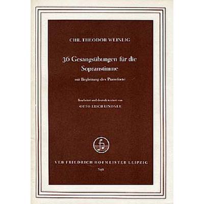 9790203457534 - 36 Gesangsübungen für die Sopranstimme