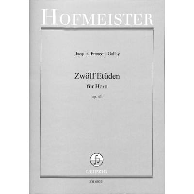 9790203460336 - 12 Etüden op 43