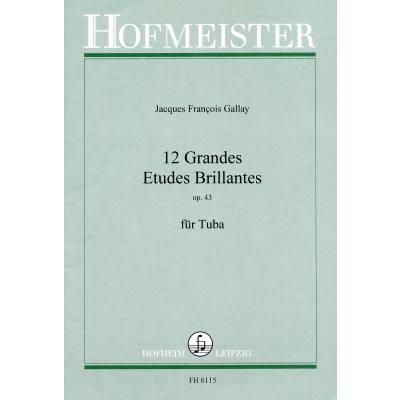 9790203461159 - 12 grandes Etudes brillantes op 43