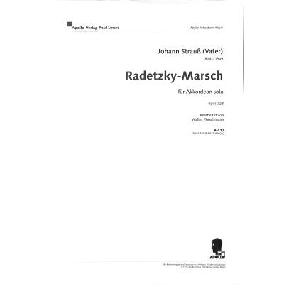 9790203900030 - Radetzky Marsch op 228