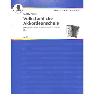 9790203903253 - Volkstümliche Akkordeon Schule 1