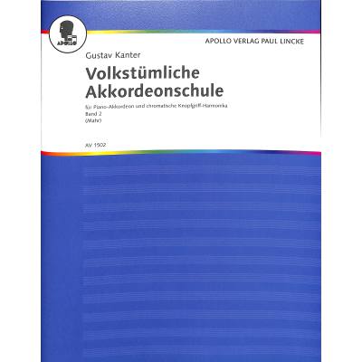 9790203903260 - Volkstümliche Akkordeon Schule 2