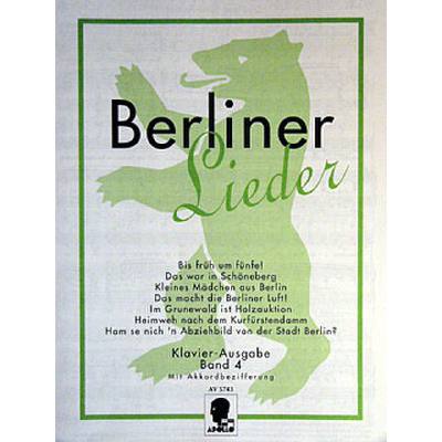 9790203915928 - Berliner Lieder 4