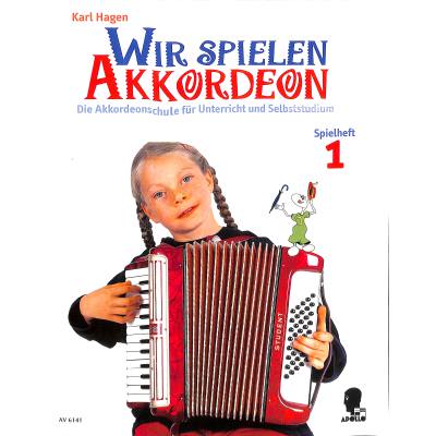 9790203919513 - Wir spielen Akkordeon 1 - Spielheft