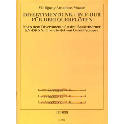 9790204223992 - Divertimento 1 F-Dur (nach KV 439b Nr 1)