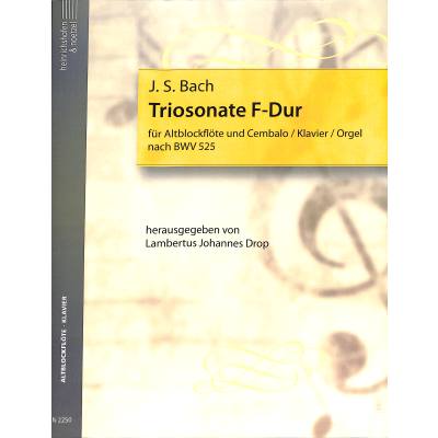 9790204422500 - Triosonate F-Dur (nach BWV 525)