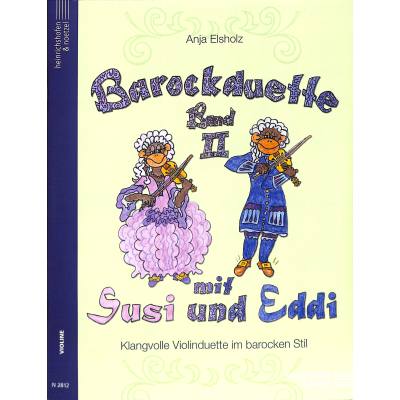 9790204428120 - Barockduette mit Susi und Eddi 2 | Klangvolle Violinduette im barocken Stil