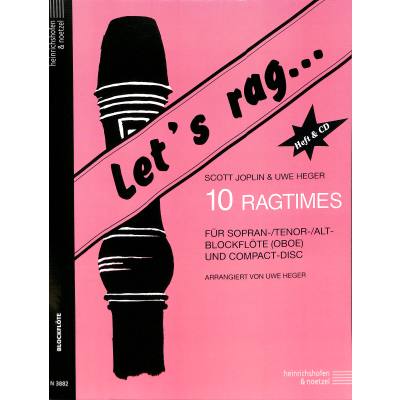 9790204538829 - Lets rag - 10 Ragtimes