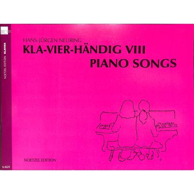 9790204546299 - Klavierhändig 8 - piano songs