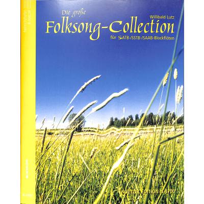 9790204547005 - Noten Die große Folksong-Collection N 4700 Blockflöten-Quartett