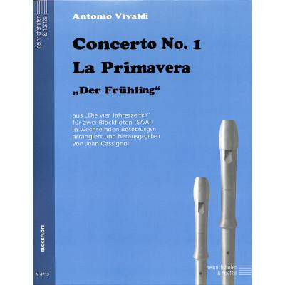 9790204547135 - Concerto E-Dur op 8 1 RV 269 PV 241 F 1 22 T 76 (La primavera - der Frühling)