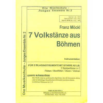 9790205400446 - 7 Volkstänze aus Böhmen