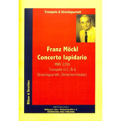 9790205403386 - Concerto lapidario MWV 229b