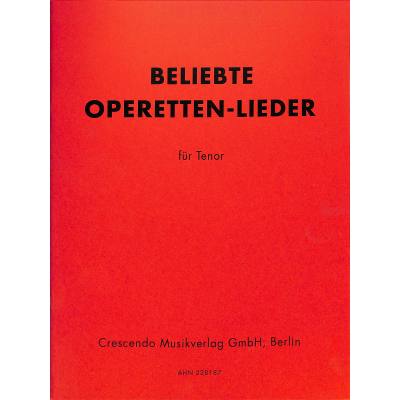 9790206000751 - Beliebte Operetten Lieder für Tenor