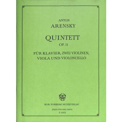 9790206102608 - Quintett op 51