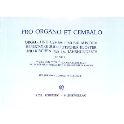 9790206103391 - Pro organo et cembalo 1