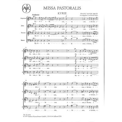 9790206203459 - Missa pastoralis D-Dur