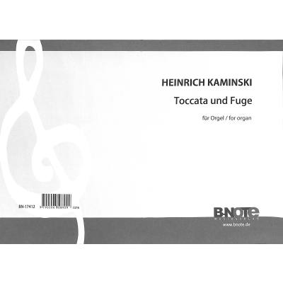 9790206508929 - TOCCATA + FUGE