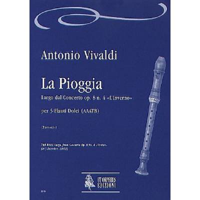 9790215307087 - LA PIOGGIA (4 JAHRESZEITEN LINVERNO OP 8 4 LARGO)